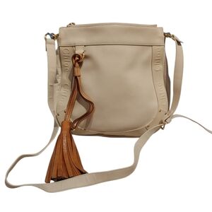 Chloé Ivory Leather Eden Crossbody Bag